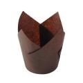 50Pcs Holder Supplies Mold Cupcake Baking Kitchen Chocolate Cake Paper Tulip Flower. 
