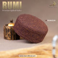 100% Premium Quality Fleece Fabric Prayer Cap Rumi Koofi Namaz Topi Namaz Cap For Men Namaz Hat - Topi. 