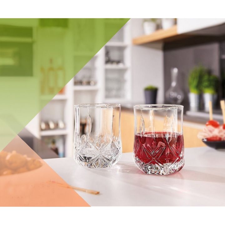 Luminarc 6pcs Plain Brighton 27cl Old Fashioned Water & Juice Glass Set