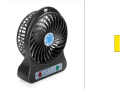 Mini Portable Fan Usb Rechargeable Fan Air Cooler Mini Desk Third Wind Usb Fan 18650 Battery (not Include) Cooling Fans. 