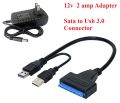 USB 3.0 to SATA - Sata to Usb 3.0 - Usb to SATA - External Hard drive - Converter - Cable - Adapter - Support 2.5" & 3.5" - For SSD - HDD - Hard Drive. 