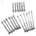 6Pcs Drum Tension Rods Rust Resistance 6mm for Snare Drum Percussion Instrument Replacement Accessory. 