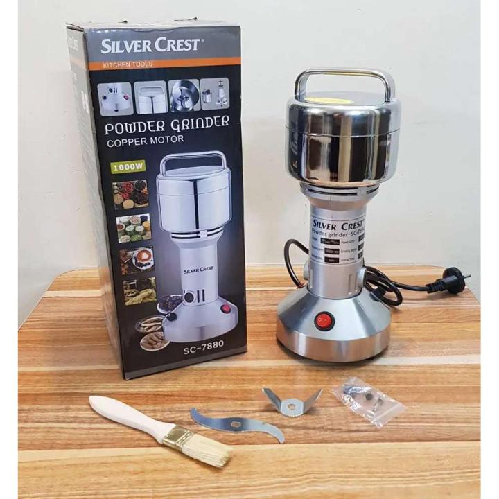 Silver Crest Heavy Grinder for Cereal, Grain, Spice Powder Grinder Machine, 150, 250, 350 grams Imported