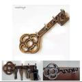 Metal Key Holder Key Style Wall Mounted 4 Key Hooks Rack With Screws Holes Attractive Design Key Holder Key Hanger Antique Style. 