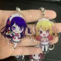 OSHI NO KO Anime Figures Hoshino Ai Acrylic Keychains Hoshino Rubii Arima Kana Character Model Key Ring Fans Christmas Gifts. 