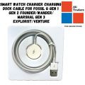 Smart Watch Charger Fast Charging Stand Dock Cable for Fosil Q Gen 1 Gen 2 Founder/Wander/Marshal Gen 3 Explorist/Venture. 