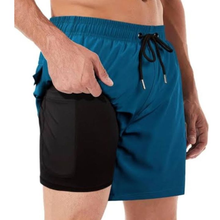Relaxed%20Fit%20Summer%20Swim%20Shorts%20with%20Secure%20Inner%20Pocket%20for%20Easy%20Carrying%20for%20Men's%20-%20Image%202