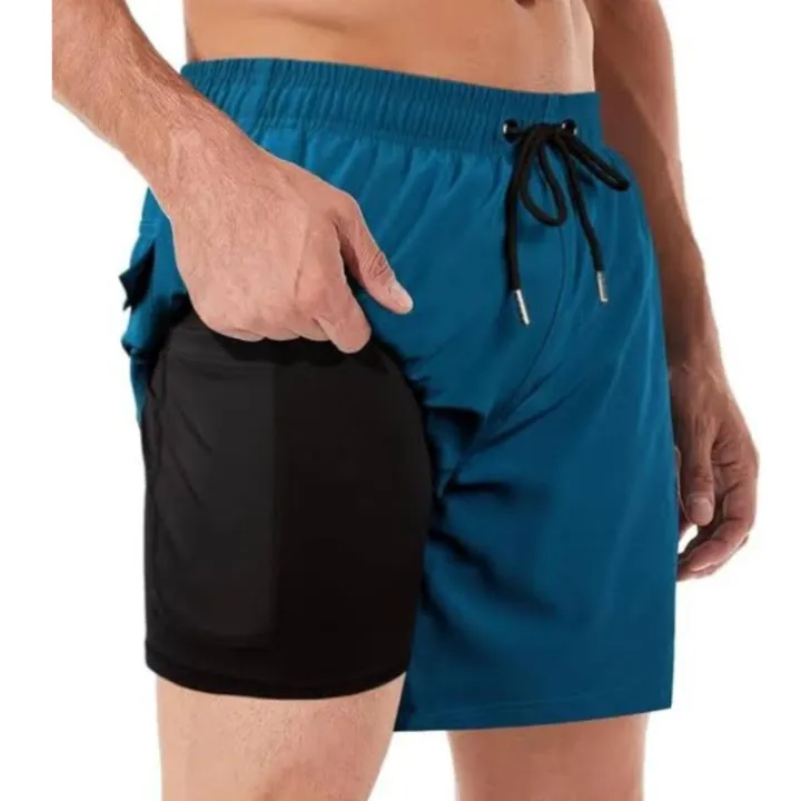 Relaxed%20Fit%20Summer%20Swim%20Shorts%20with%20Secure%20Inner%20Pocket%20for%20Easy%20Carrying%20for%20Men's%20-%20Image%202