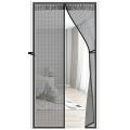 Self Close Magic Mesh Screen Curtain - Anti Mosquito keeps Bugs Out Handsfree Heavy Duty Magnetic Screen Door - 90cm x 210cm. 