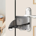 Portable Door Lock Punch-free Security Door Locker Safety Latch Lock Anti Theft DIANGUI. 