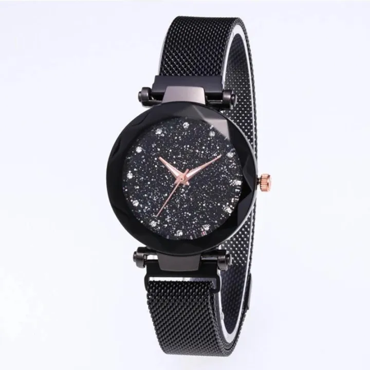 %5BProfessional%5D%20Black%20Magnetic%20Ladies%20Waterproof%20Wrist%20Watch%20-%20Image%204