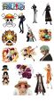 One Piece A5 uncut Anime Stickers, Luffy  Straw Hat Pirates Monkey D. Luffy,  Zoro ,Nami | Naruto. 