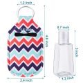 MARTIN1 30ml Refillable Bottles Travel Cosmetic Container Spray bottle with Keychain Holder Portable with Bottle Cover Reusable High Quality Hand Sanitizer Bottles. 