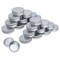 Pack Of 40 Screw Top Round Aluminum Tins Cans - Aluminum Screw Lid Round Tin Container Bottle. 