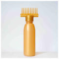 Hair Oil Comb Applicator bottle with Extra Sealing Cape,Root Comb Applicator for Hair Coloring, Shampoo, Oiling, Dye and Scalp treatment for Salon. 
