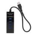 Multi USB Hub 3 Ports + Card Reader 2.0 Hub Combo High Speed USB Splitter All In One USB Adapter For SD/TF/MMC/M2/MS/MS. 