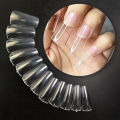A fittings are Fi Tip Wn NailtensioNails 240pcs Duck False For Exn Full Cover Long Artificial Press Oide Flnger Beauty. 