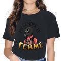 My Gender Is Flame Feminine Shirts Team Fortress 2 Shooter Game T-shirt Goth Vintage Female Clothing. 