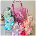 Labubu Original Pop Mart Labubu Doll Blind Box Plush Toy Binginto Energy Series Cute Soft Bunny Doll with Keychain for Kids Girls Boys Colorful Fluffy Labubu Character Key Ring Random Color. 