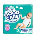 GoodCare Diaper  Size 3 (5-10kg) 88 pcs Jumbo Pack. 