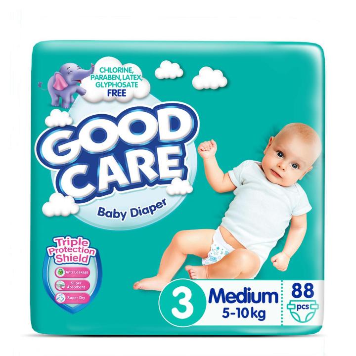 GoodCare Diaper  Size 3 (5-10kg) 88 pcs Jumbo Pack