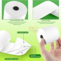 Mini Printer Paper Roll For Printing Self Adhesive Printing Paper - Thermal Paper & Sticky Paper - For Portable Bluetooth Mini Pocket Printer - For Printing Photos/ Pictures/ Office Receipt/ Labels/ Note/ QR Code/ Labels/ Memo. 