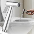 Muslim shower Toilet shower Steel Only handle Brown Silver Black Golden with and with out pipe chain Stainless steel hand shower or bathroom, washroom kitchen set with holder, hook Shattaf shower Back Push shower Head high pressure water look alike VRH. 