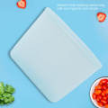 Reusable Silicone Food Storage Bags Seal Bag With Zipper For Fruit Vegetable Snacks 2pcs. 