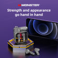 Monster XKT15 Wireless Bluetooth 5.3 Headphones Gaming Earbuds Unique Design Gamer Headset TWS Noise Reduction Earphones New. 