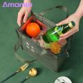 Amamia Bento Storage Bag High Capacity Anti-leak OL Lunch Box Insulated Organizer. 