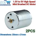 2/5PCS Mini 140 High Speed Motor DC 1.5 - 5V 5000-15000RPM Strong Magnetic Toy Car Fan Boat Aircraft DIY Motors. 