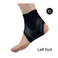 【ALLGOOD】left / right foot cuff ankle protection sleeve support socks compression anti sprain heel cover. 