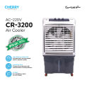 Cherry Air Cooler CR-3200 , AC-220V High Throw, Super Plus Fast Cool , 80 Liters , Auto Swing and Turbo Cooling Technology , 4 Way Movable , Ice Box Technology , 1 Year Warranty. 