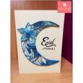 Eid Mubarak Card Seasonal Greeting Card Wishing Card Customised Hand-made Card. 