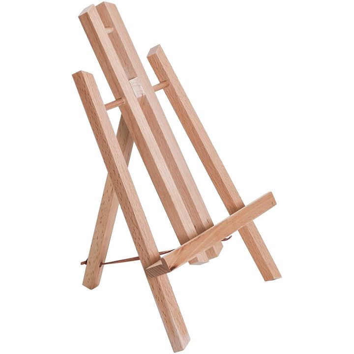 Art Supply 20" Small Tabletop Display Stand A-Frame Artist Easel - Beechwood Tripod, Painting Party Easel, Kids Students Classroom Table School...