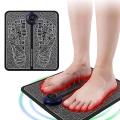 EMS Foot Massager Mat Portable Folding Feet Massage Pad Machine Foot Massager Mat Pad Portable Electric Massage Pad Relax Feet and Legs for Home and Office Use. 