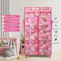 Attractive Folding Cloth Almirah For Kids And Infants Wardrobe 3 Shelves. 