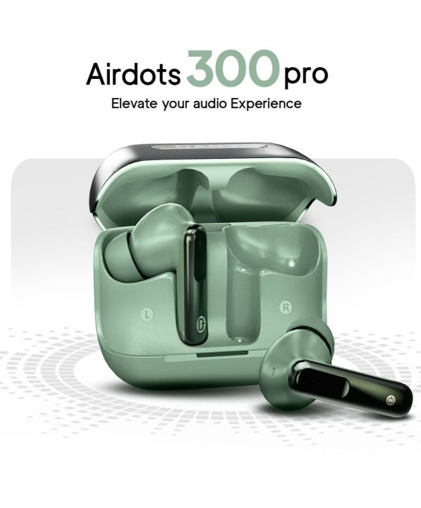 Dany Airdot 300 Pro Wireless Earbuds, Bluetooth Wireless Headphones, Full Touch Control Smart Earphones, Rechargeable Gaming Earbud, Wireless Smart Bluetooth Handsfree Headset, Environmental Noise Cancellation Ear Buds Sports Wireless earbuds