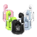 Air31 Wireless Crystal Transparent Bluetooth Earbuds with High-Quality Sound and Touch Sensor. 