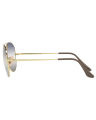 Ray-Ban Gradient Aviator Metal Gold Frame Blue/Grey Gradient Lenses-RB3689-001GF-55. 