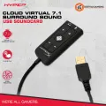 HyperX Cloud 2 USB 7.1 Virtual Surround Sound Card Cloud II  7.1 Surround Sound Card - Cloud II WITHOUT BOX HyperX Cloud II Gaming Headset, 7.1 Surround Sound Headphones USB Sound Card NEW Kingston HyperX Cloud II DSP USB. 