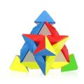 Original 3x3 Pyramid Cube Sticker less Best Quality Fast Speed Triangular Magic Cube Smooth Educational Puzzle Toys. 