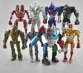 New Real Steel Zeus Atom Midas Raider Robot Model Toys Action Figure 8pcs/set 13cm. 