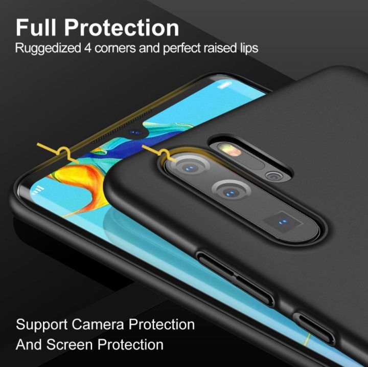 HUAWEI%20P30%20PRO%20BLACK%20SOFT%20SILICON%20BACK%20COVER%20-%20Image%203