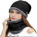 Winter Cap and neck , 2 PCS Winter Beanie Hat Cap Neck Warmer Scarf Set Stylish Knit Skull For Boy/Men and women and Girls... 