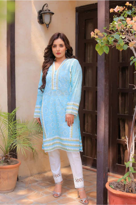 Shirt style kurti for womens hotsell