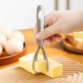 Food Grade Stainless Steel Butter Cube Cutting Knife Applicator Cheese Knife Cutter Scraper Integrated Baking Tool. 