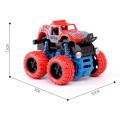 ack of 2 Pcs Set - Friction Powered Mini Tricycle Cartoon Scooter and 360 Monster Truck Car Toy For Kids Boys and Girls Diecast Toys Cars - Push and Go Die Cast Vehicle. 