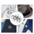 High Quality Metal Pin Clasps, Pin Back Keepers, Badge Locking Pin Back. 