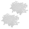 100 Pack 10Ml Lip Gloss Tubes Empty Lotion Refill Tubes Soft Squeeze Tubes for DIY Travel Distribution Bottle. 